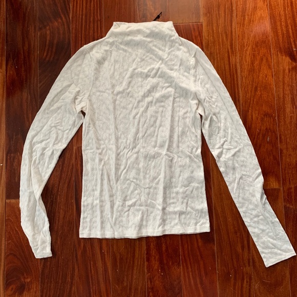 Rag & Bone Colette Jacquard Top White Size M - Picture 2 of 8